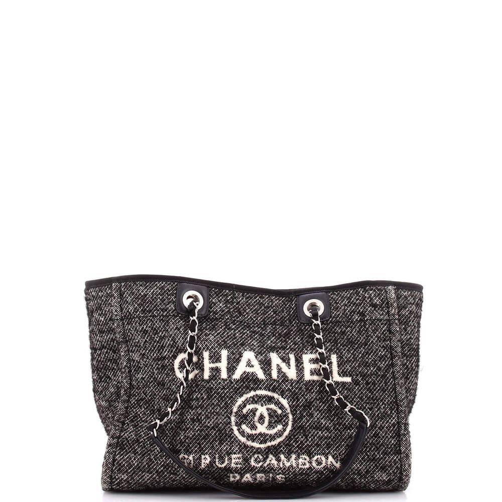 Chanel Small Deauville Tote Wool